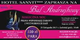 Hotel Sanvit zaprasza na niezapomniany Bal Andrzejkowy
